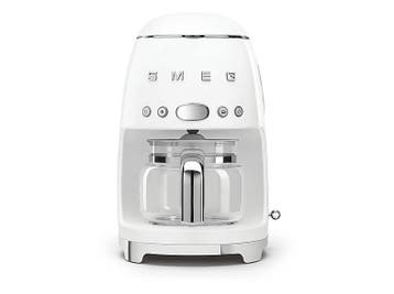 SMEG - Koffiezetapparaat - Wit, Elektronische apparatuur, Koffiezetapparaten, Verzenden, Nieuw, Koffiemachine, Gemalen koffie