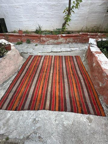 Kelim - 192 cm - 220 cm - Antieke Anatolische kilim