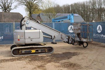 Veiling: Telescoophoogwerker Hitachi HX99B-2 Diesel 12m 2006, Ophalen
