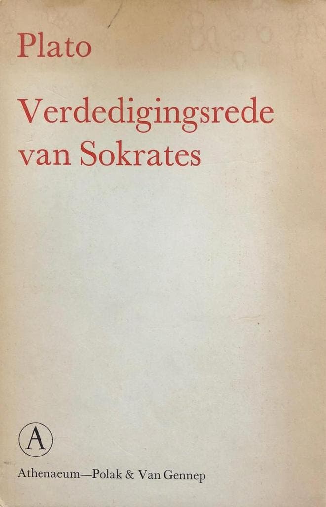 VERDEDIGINGSREDE VAN SOKRATES 9789025315276 Plato, Livres, Romans, Envoi