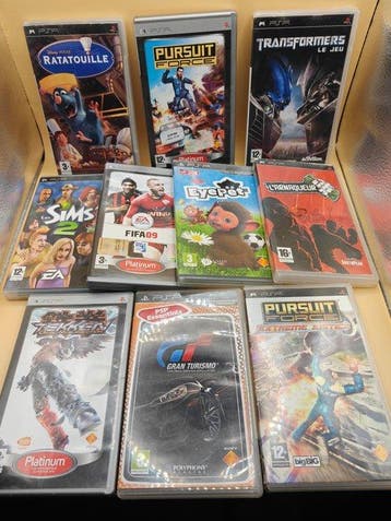 Sony - Playstation Portable (PSP) - Maxi lotto PSP: console, Consoles de jeu & Jeux vidéo