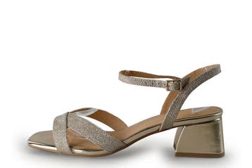 Manfield Sleehakken in maat 42 Goud, Kleding | Dames, Overige kleuren, Verzenden, Zo goed als nieuw, Schoenen met hoge hakken