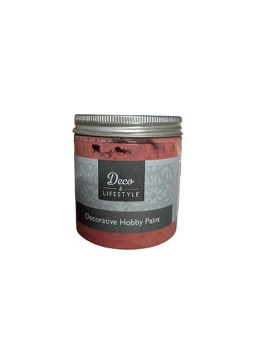 Decorative Hobby Paint krijtverf Porto Red 230 ml, Nieuw