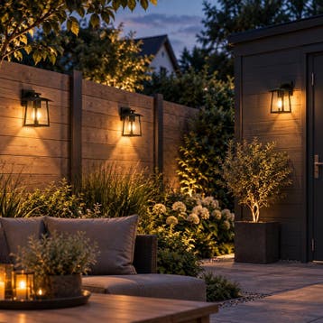 Strak & modern Motto Muurlamp Zwart Buitenverlichting, Tuin en Terras, Verzenden, Nieuw