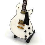 Miniatuur Gibson Les Paul gitaar met gratis standaard, Verzenden, Pop, Beeldje of Miniatuur