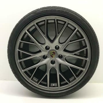 Porsche Panamera (971) 21inch SportDesign Platinium velgen, Auto-onderdelen, Ophalen, Gebruikt, Banden en Velgen, 21 inch