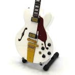 Miniatuur Gibson ES 335  gitaar met gratis standaard, Verzenden, Nieuw, Beeldje, Replica of Model