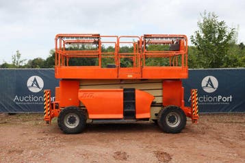 Veiling: Schaarlift JLG 4394RT Diesel 2006, Ophalen