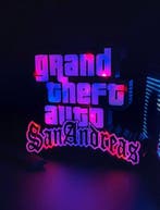 Grand Theft Auto San Andreas - Lichtbord - Plastic, LED, Nieuw