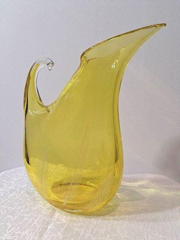 Murano - Archimede Seguso - Karaf - piume serie - Glas -