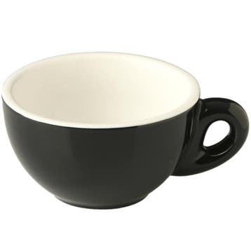 Koffiekopjes | AROMA | Porselein | Zwart | 21cl | 6 Stuks |, Verzenden, Nieuw in verpakking