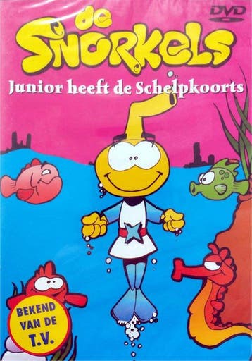 De Snorkels - Junior heeft de schelpkoorts (dvd tweedehands, Ophalen of Verzenden, Nieuw in verpakking