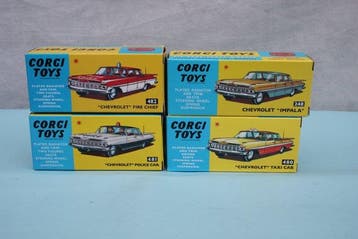Corgi 1:43 - Modelauto (4) - 4 x 1960s Corgi Toys