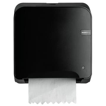 Automatische Handdoekdispenser | QUARTZ BLACK | Kunststof |, Verzenden