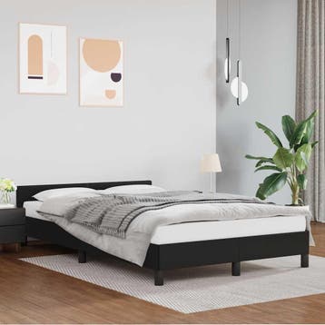 vidaXL Bedframe met hoofdeinde zonder matras 120x200 cm, Verzenden