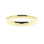 Gouden brede slavenarmband; Maat M, Handtassen en Accessoires, Armbanden, Ophalen of Verzenden, Gebruikt, Overige kleuren, Goud
