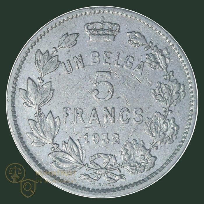 België. Albert I. 1, 2 & 4 Belga (Fr. & Vl.) 1930 & 1932, Timbres & Monnaies, Monnaies | Pays-Bas