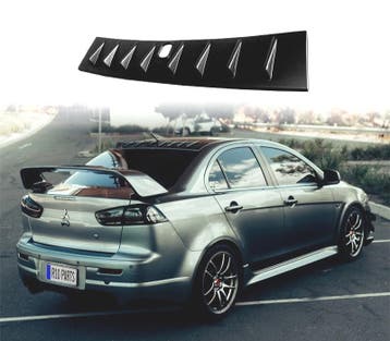AILERON DE TOIT MITSUBISHI LANCER MK8 07-15 LOOK MR NOIR BRI, Verzenden, Nieuw