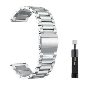 DrPhone ELITE - 22MM Metalen RVS Horlogeband - Perfecte, Verzenden