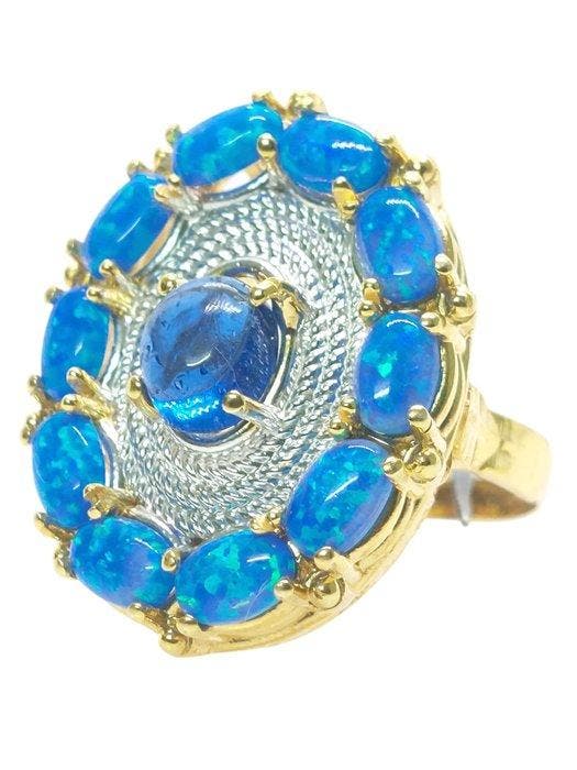 Sans prix de réserve - Bague - 9 carats Argent, Or jaune, Bijoux, Sacs & Beauté, Bagues