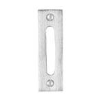 Kozijnplaatje mat geborsteld nikkel - De Oude Deurklink, Ophalen of Verzenden, Nieuw, Koper of Messing, Klink of Kruk