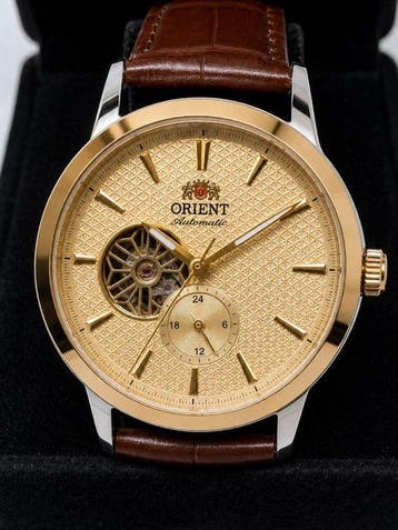 Orient - Open Heart Sun & Moon Gold Dial - Sans prix de, Nieuw