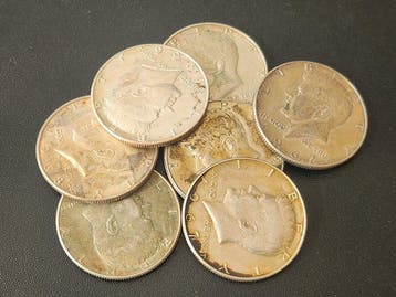 Verenigde Staten. Extra Set with 7 x Silver Kennedy Half