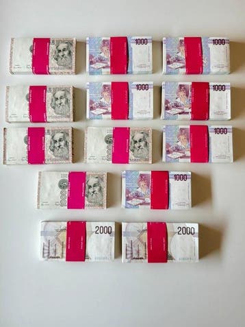 Italië. - 1100 x 1000 Lire, 200 x 2000 Lire Lire - various