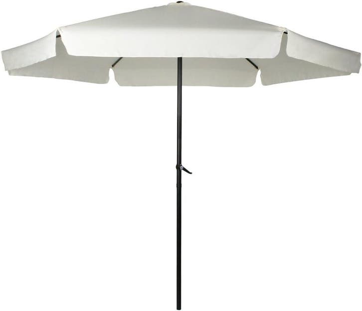 Stokparasol - Parasol 300 cm - Tuinparasol - Creme - Miadomo, Tuin en Terras, Parasols, Nieuw, Verzenden