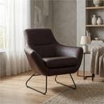 Leren fauteuil Fame - Rancho Brown (bruin), Ophalen of Verzenden