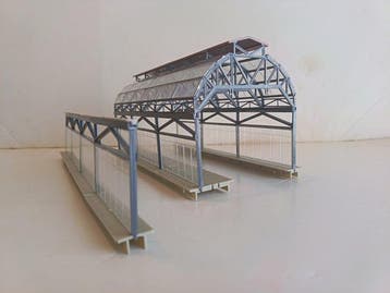 Faller H0 - Décor de train miniature (2) - Gares, quais