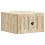 vidaXL Muurbevestigde Nachttafel Sonoma Eiken 33 x 34,5 x 20, Huis en Inrichting, Verzenden, Nieuw