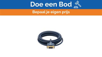 Bieden: Clicktronic VGA Connection Cable 20m - High Quality, Ophalen of Verzenden
