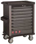 Zwarte Gereedschapswagen 8-lades met 258-delige gereedschapp, Verzenden