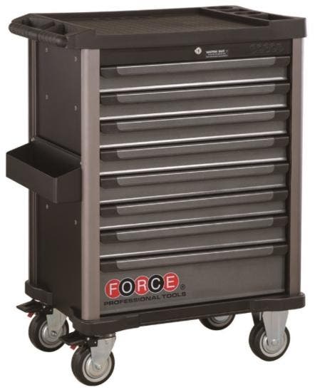 Zwarte Gereedschapswagen 8-lades met 258-delige gereedschapp, Auto diversen, Autogereedschap, Verzenden