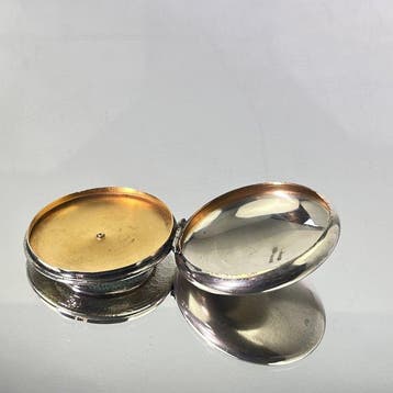 Doos - sieraad - guilloché - .800 zilver - Art Deco, Antiek en Kunst