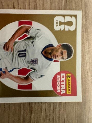 2026 Panini World Cup Jude Bellingham Gold Non collé - 1