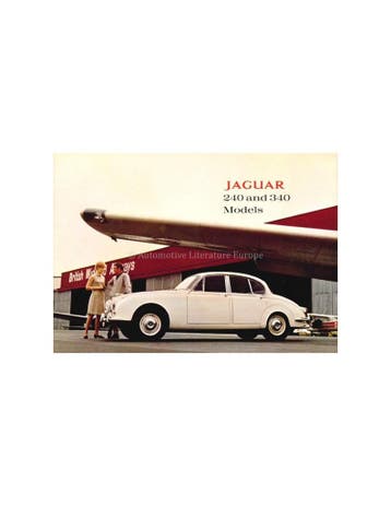 1967 JAGUAR MK II 240 / 340 BROCHURE ENGELS, Nieuw