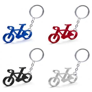 Sleutelhanger fiets - Aluminium assorti kleur, Verzenden, Nieuw