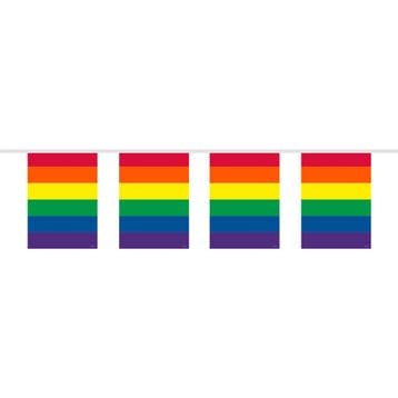 Regenboog Vlaggenlijn 10m, Verzenden