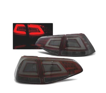 Feux Arrière Pour Volkswagen Vw Golf 7 12-17 Led Bar Rouge F, Verzenden