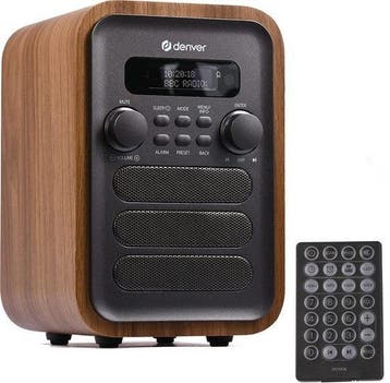 2dekans | Denver DAB Radio - Retro Radio - Bluetooth - DAB+/, Ophalen of Verzenden, Nieuw