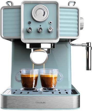 Retro Espressomachine 1350W | Tweede kansje | OP = OP, Electroménager, Verzenden, Gemalen koffie