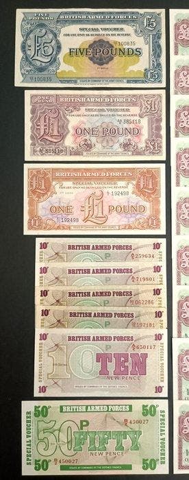 Groot-Brittannië. - 27 banknotes - Various Dates (Zonder