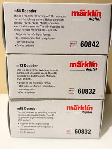 Märklin H0 - 60832/42 - Digitale besturingseenheid (3) - 2x, Nieuw