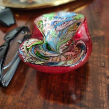 Asbak - Muranoglas - Zeer decoratief.