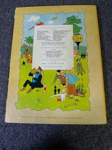 Tintin T21 - Les bijoux de la Castafiore (B34) - C - 1 Album