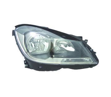 PHARE DROIT POUR MERCEDES CLASSE C W204 10-14 FOND NOIR, Verzenden
