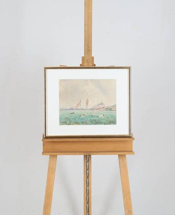 Willem Hendrik van der Nat (1864–1929) - Wei met koeien