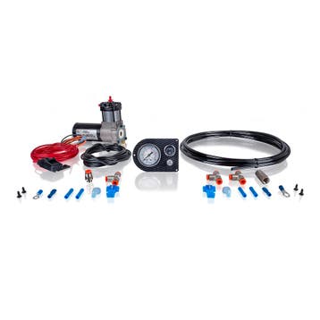 Compressorset Oluve 215 | carbon-look manometerpaneel met en, Verzenden